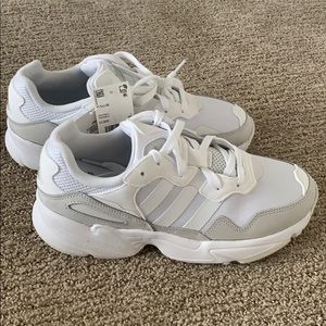 Mens - Adidas Yung-96 Cloud White